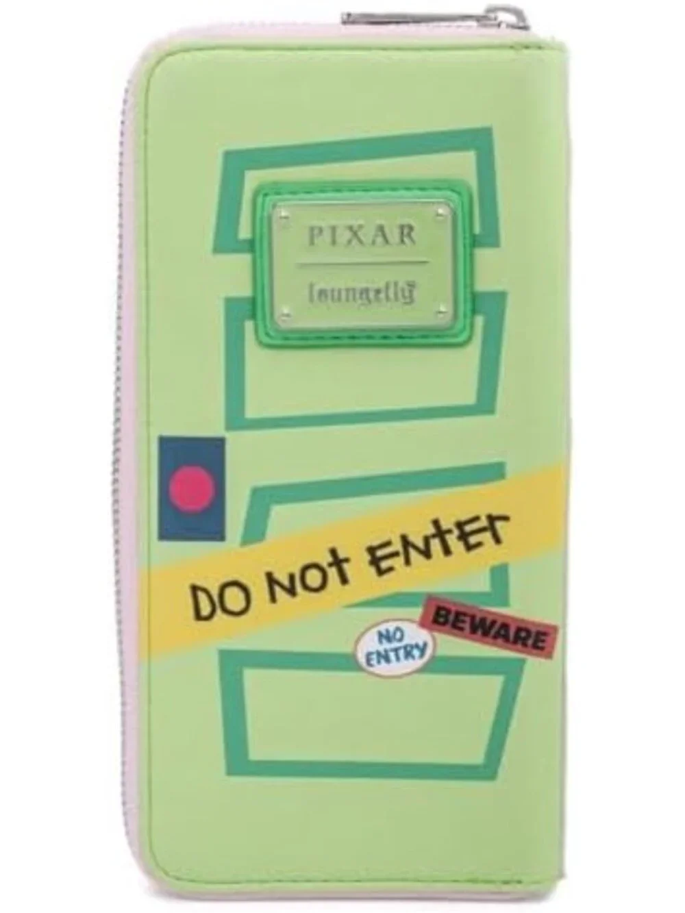 Cute Zip-Around Wallet featuring Boo's Door from Monsters Inc - Disney Pixar